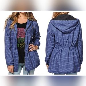 Obey Polka Dot Everett Hooded Jacket | Size Small